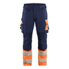 Blaklader BLAKLADER 11261648 | Hi Vis Trousers 4 Way Stretch Hi Vis Reflective Work Trousers Men - double weave - 112616488953