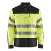 Blaklader BLAKLADER 32551817 Hi Vis Shirt Hi Vis Reflective Long Sleeve Work Shirt MEN - 50% Cotton 50% Polyester - 325518173399