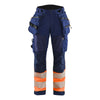 Blaklader BLAKLADER 71142513 | Women's Hi Vis softshell trousers Hi Vis Reflective Work Trousers Women - Waterproof - 711425138953