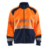Blaklader BLAKLADER 35582528 Hi Vis Reflective Full Zip Work Sweatshirt MEN - Brushed Inside - 355825285389