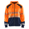 Blaklader BLAKLADER 35462528 Hi Vis Hoodie Hi Vis Reflective Hoodie Work Sweatshirt MEN - Breathable - 354625285389
