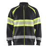 Blaklader BLAKLADER 35511158 Hi Vis Sweater Hi Vis Reflective Full-zip Work Sweatshirt MEN - 100% Cotton - 355111589933