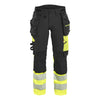 Blaklader BLAKLADER 70251648 Women's Hi Vis trousers 4 way stretch Hi Vis Reflective Work Trousers Women - double weave - 702516489933