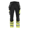 Blaklader BLAKLADER 11251648 Hi Vis Trousers 4 Way Stretch Hi Vis Reflective Work Trousers Men - Double Weave - 112516489933