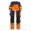 Blaklader BLAKLADER 70221648 Women's Hi Vis trousers 4 way stretch Hi Vis Reflective Work Trousers Women - double weave - 702216485389