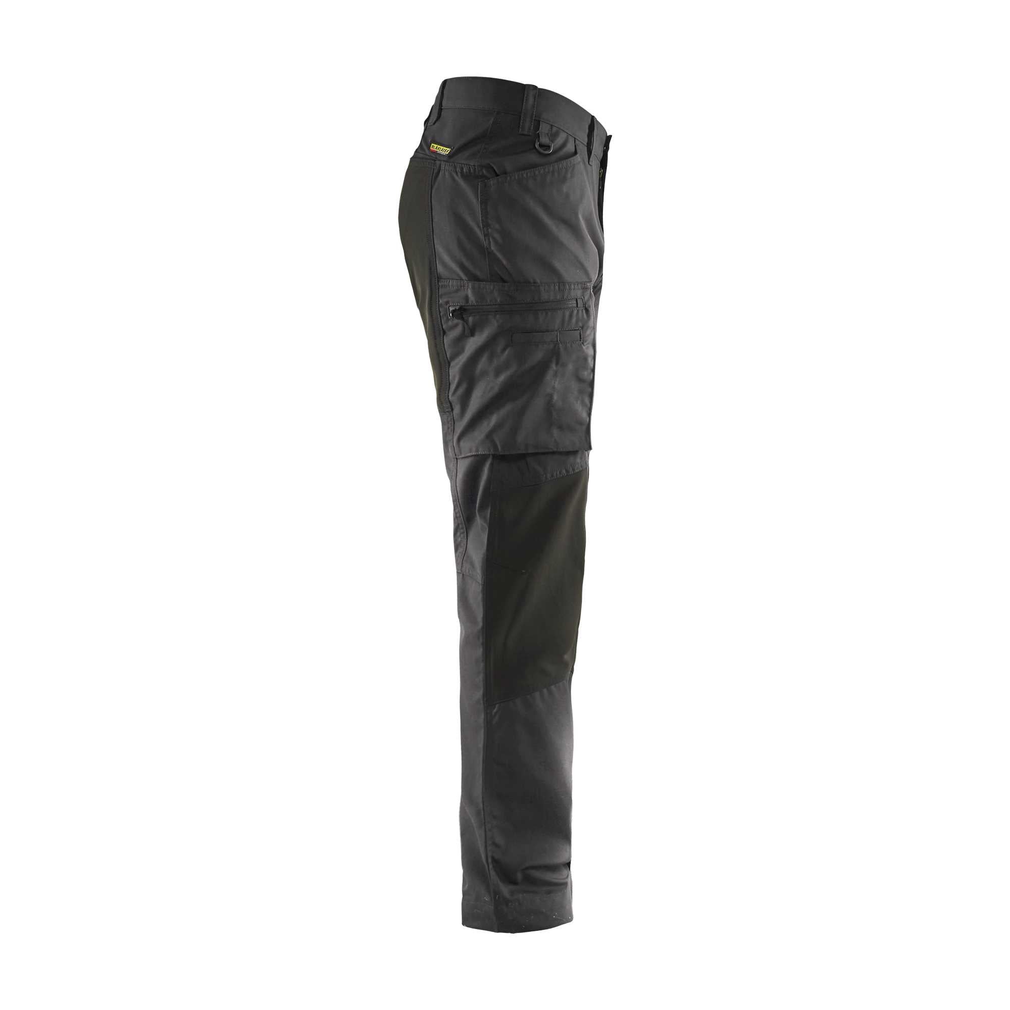 BLAKLADER 14591845 Service Trousers with Stretch Work Trousers Men - stretch panels