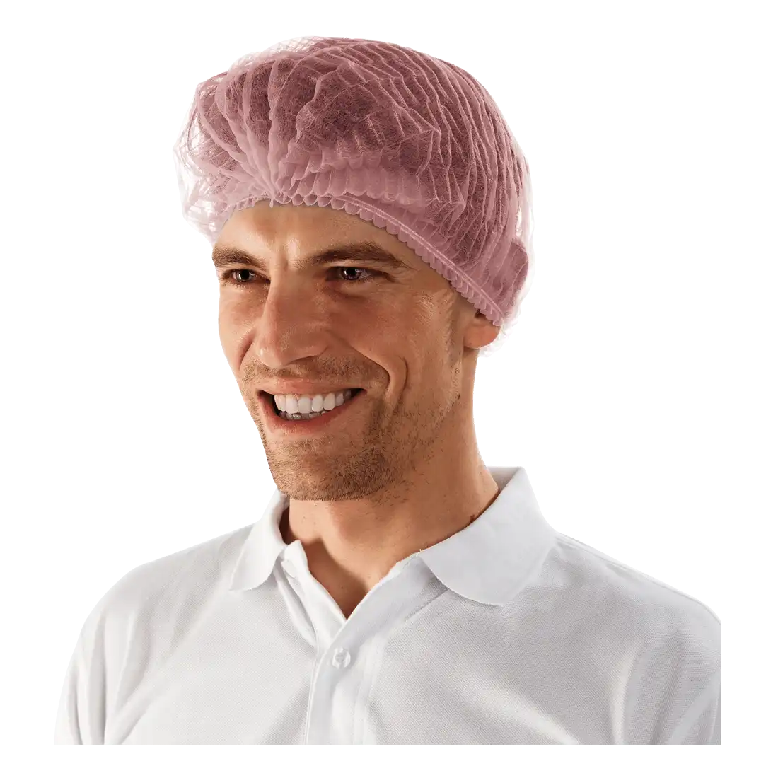 STRETCH CAP - Polypropylene - Pleated Unisex Model - Pack of 1000 Pieces