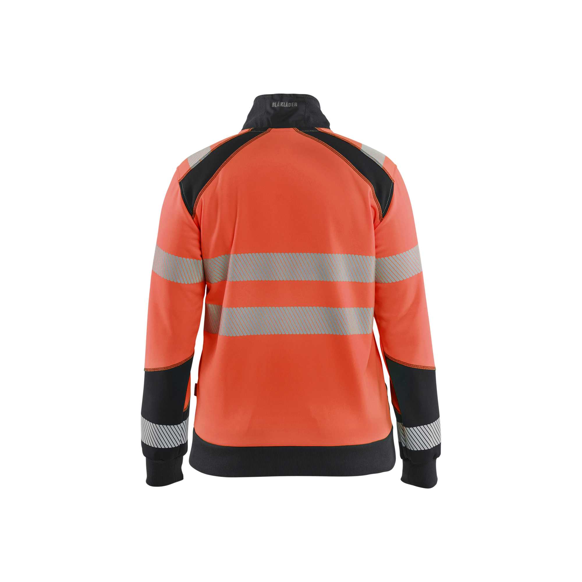 BLAKLADER 35082528 Hi Vis Reflective Half-zip Work Sweatshirt WOMEN - Brushed Inside