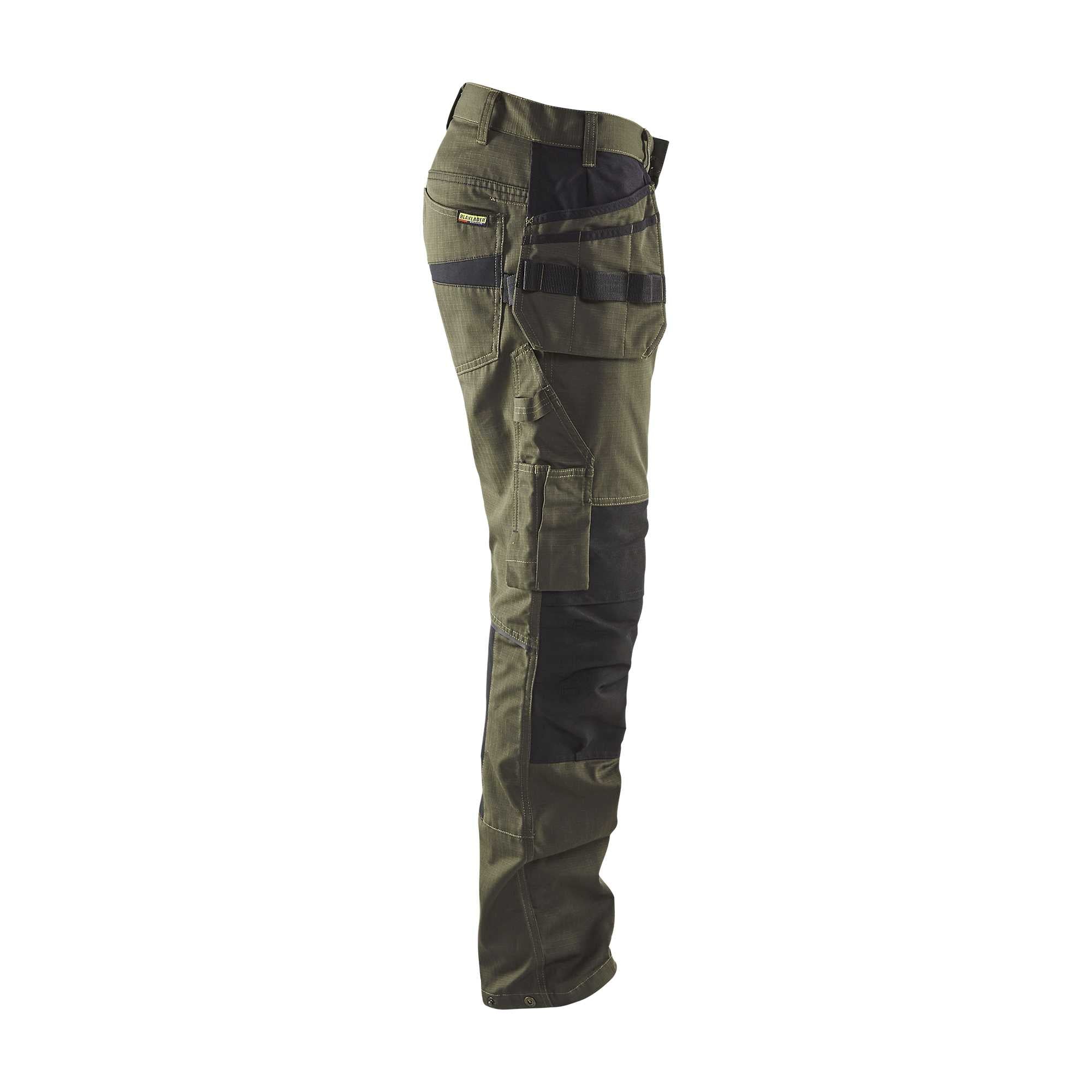 BLAKLADER 14961330 | Service trousers with stretch and tool pockets Work Trousers Men - Ripstop Fabric