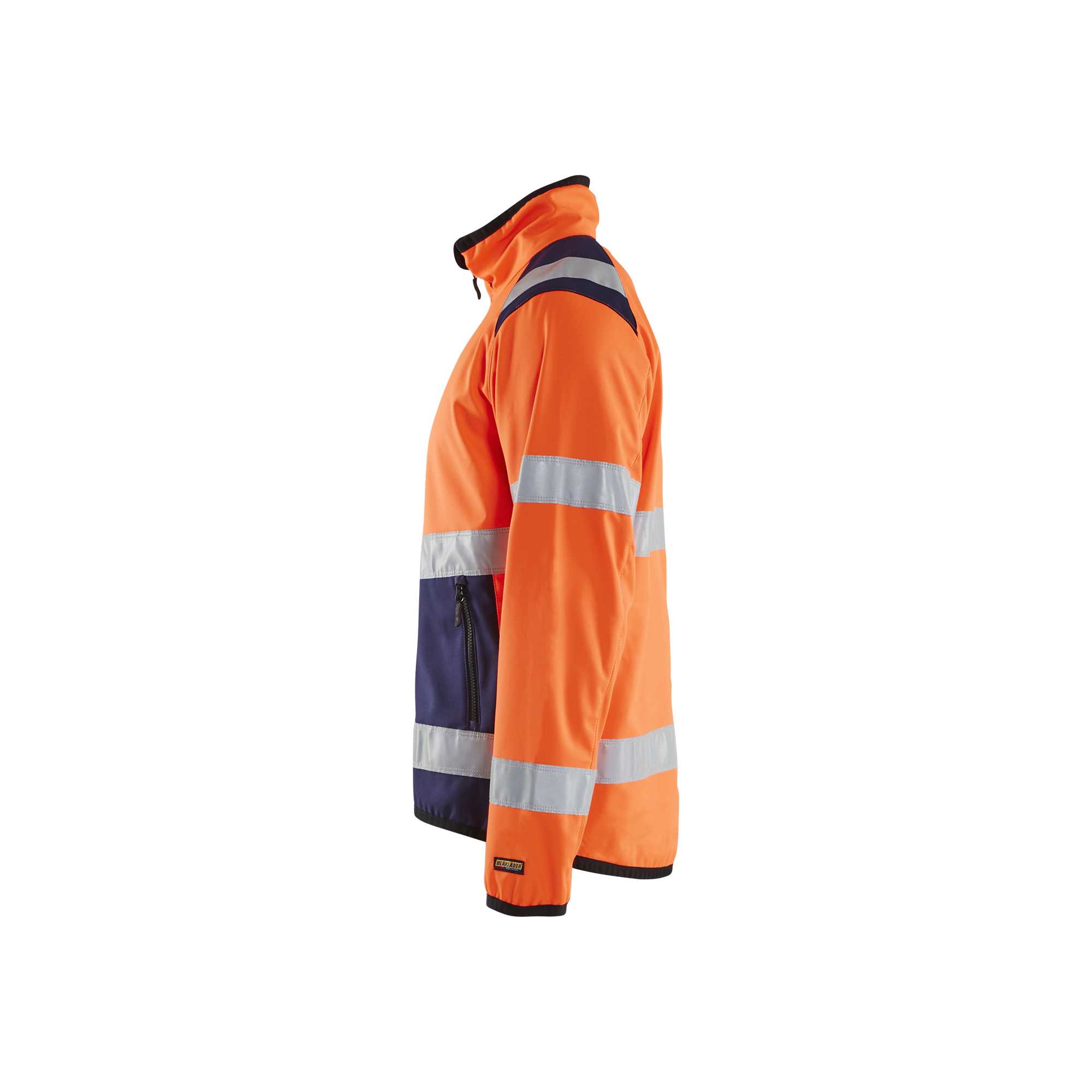 BLAKLADER 48772516 Hi Vis Softshell Jacket Hi Vis Reflective Softshell Work Jacket MEN - Water Repellent