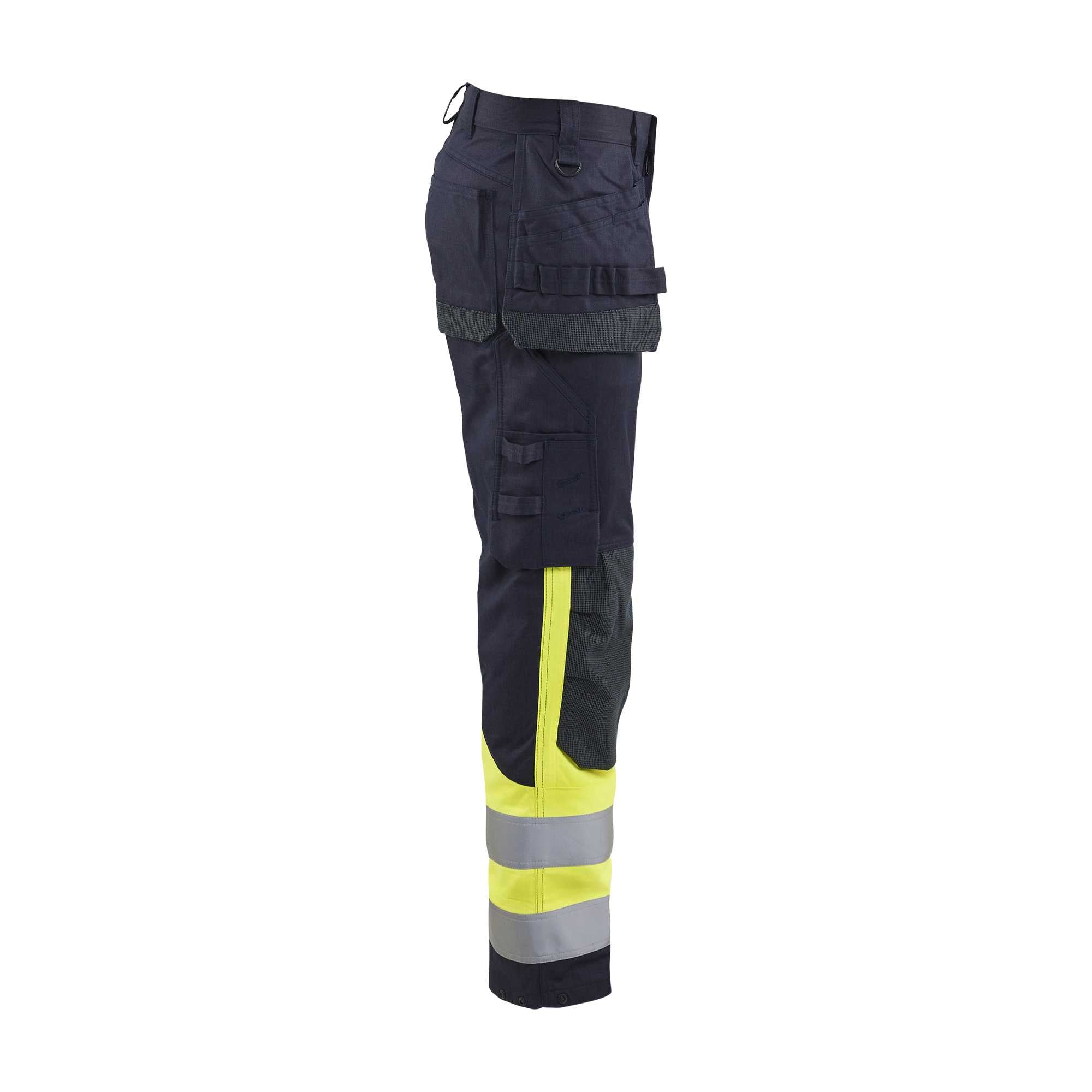 BLAKLADER 14891512 | Multinorm Inherent trousers Hi Vis Reflective Work Trousers Men - ripstop fabric