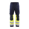 BLAKLADER 14781514 Multinorm trousers Hi Vis Reflective Work Trousers Men - antistatic