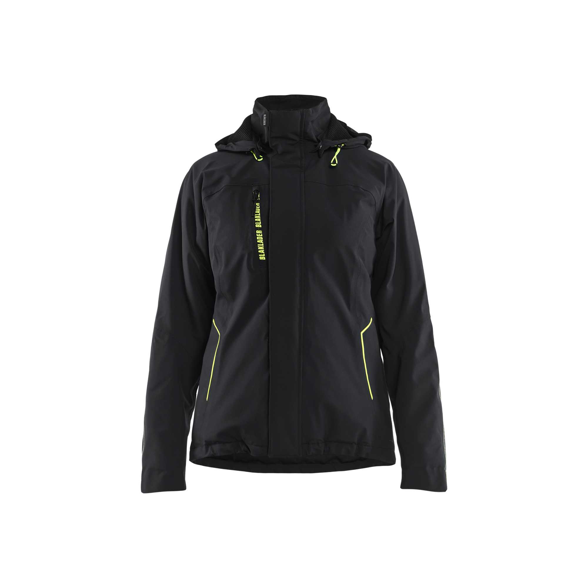 BLAKLADER 44081917 Women's Lightweight lined Winter Jacket Stretch Hi Vis Reflective Work Jacket WOMEN - Waterproof