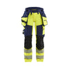BLAKLADER 70221648 Women's Hi Vis trousers 4 way stretch Hi Vis Reflective Work Trousers Women - double weave