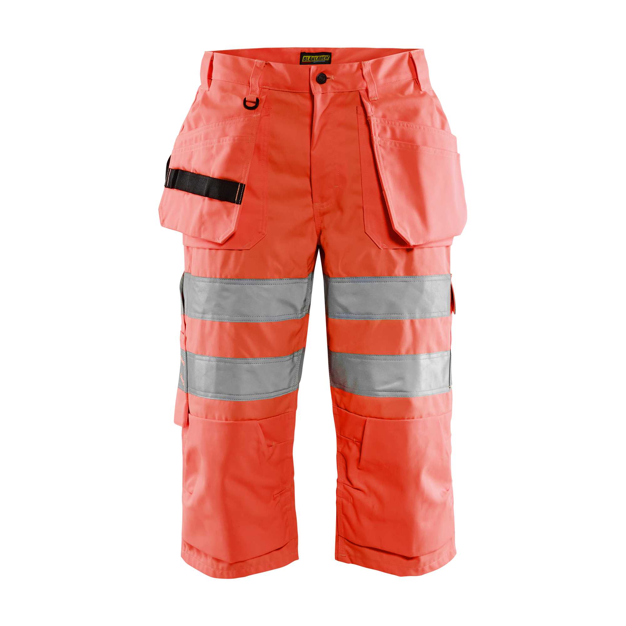 BLAKLADER 15391811 Hi Vis pirate shorts Hi Vis Reflective Work Pirate Bermuda Men - twill fabric