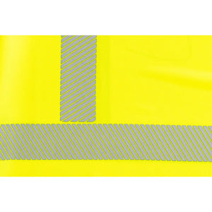 Planam Norit Warnschutz T-Shirt langarm gelb  XS gelb - Extra Detailbild