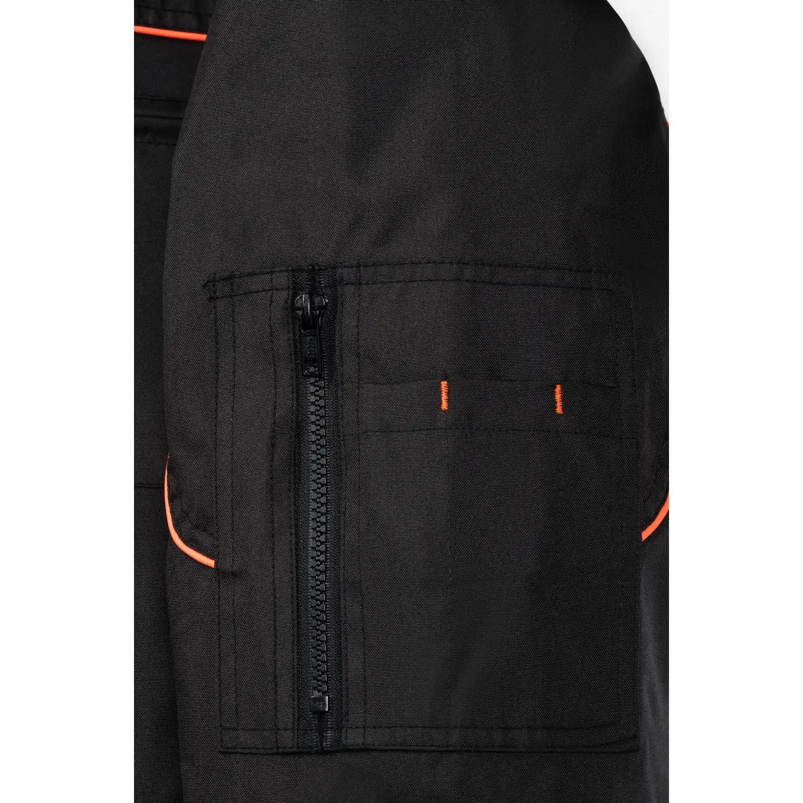 Planam Outdoor Piper Jacke schwarz/orange L schwarz/orange - Extra Detailbild