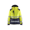 BLAKLADER 44561987 Women’s Hi Vis Winter Jacket Hi Vis Reflective Work Jacket WOMEN - Waterproof