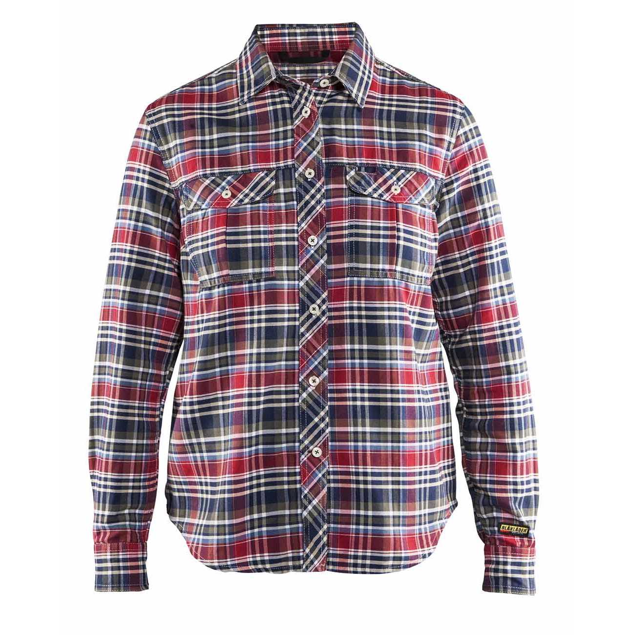BLAKLADER 32091137 Chemise en flanelle Femme Manches longues Chemise de travail FEMME - Flanelle un côté gratté