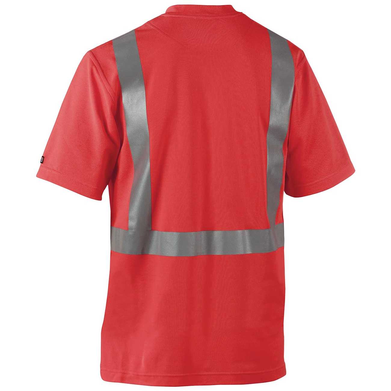 BLAKLADER 33821011 UV T SHIRT HI VIS Hi Vis Reflective Short Sleeve Work T-Shirt MEN - 100% Polyester