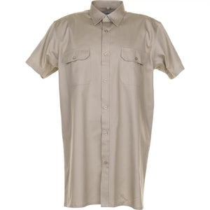 Planam Hemden Köperhemd 1/4-Arm khaki 37/38 khaki - Vorschaubild