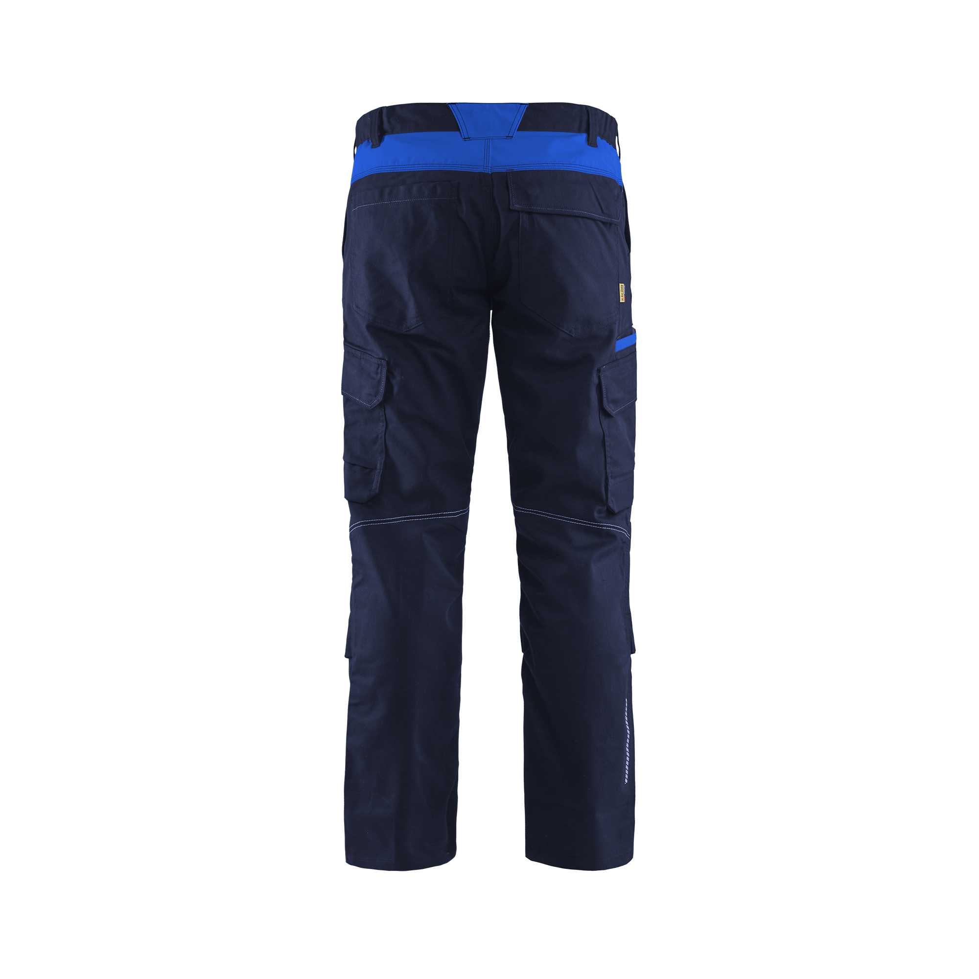 BLAKLADER 14481832 | Industry trousers stretch with knee pad pockets Hi Vis Reflective Work Trousers Men - twill fabric