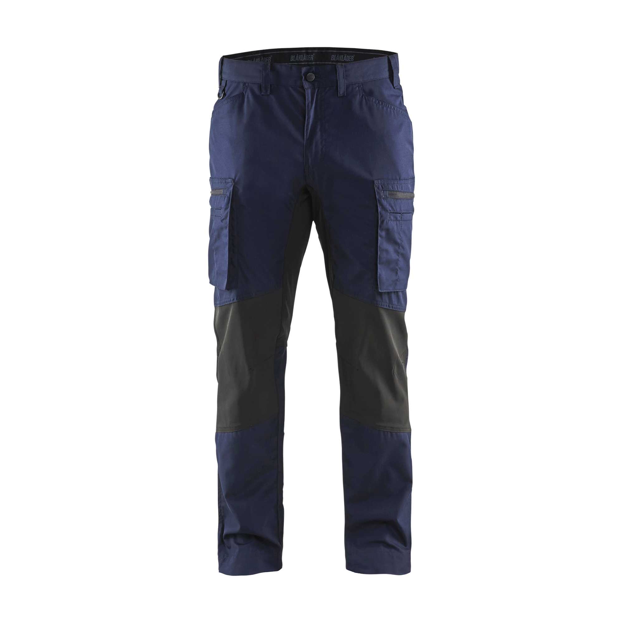 BLAKLADER 14591845 Service Trousers with Stretch Work Trousers Men - stretch panels