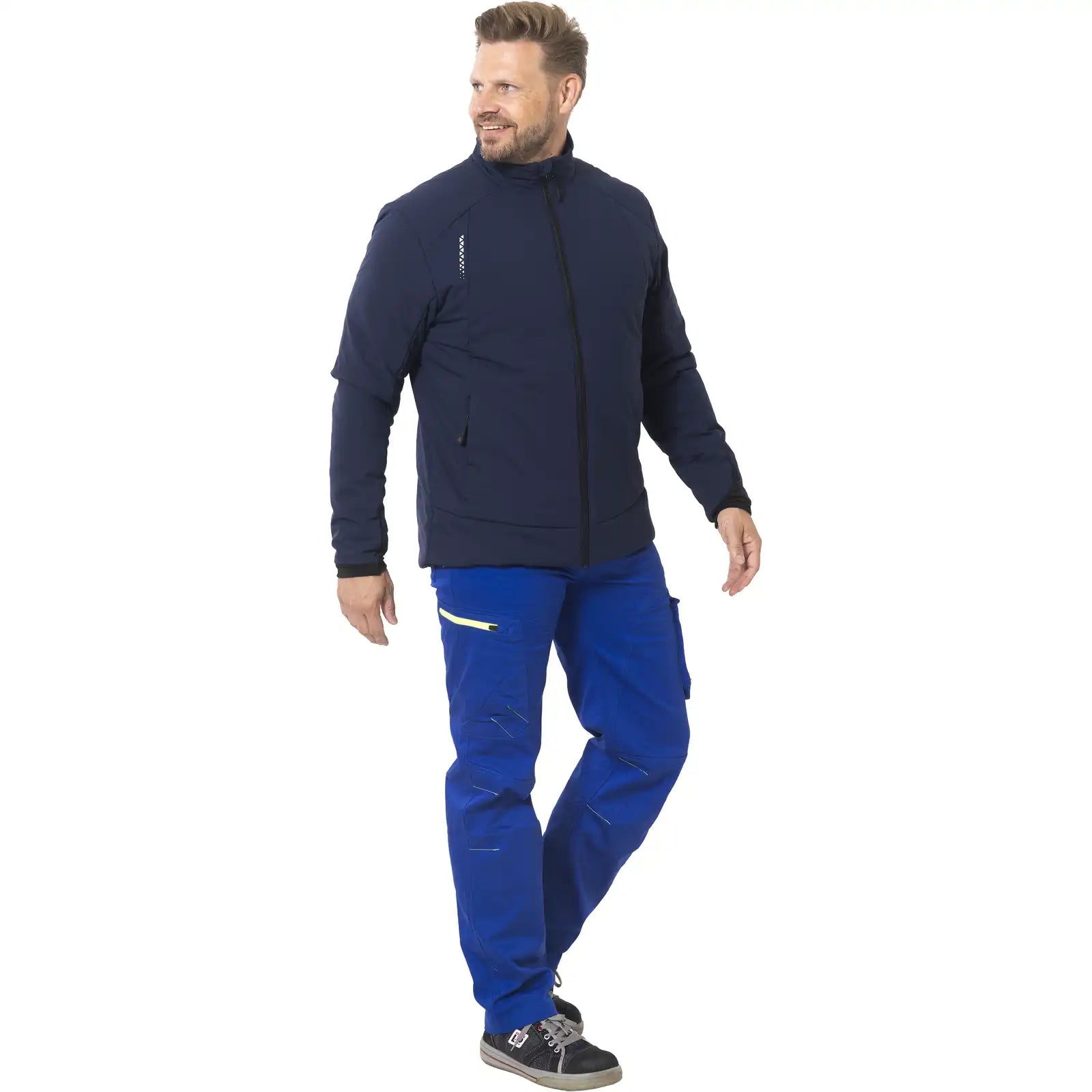 Planam Hygge Jacke marine S marine - Produktbild mit Model