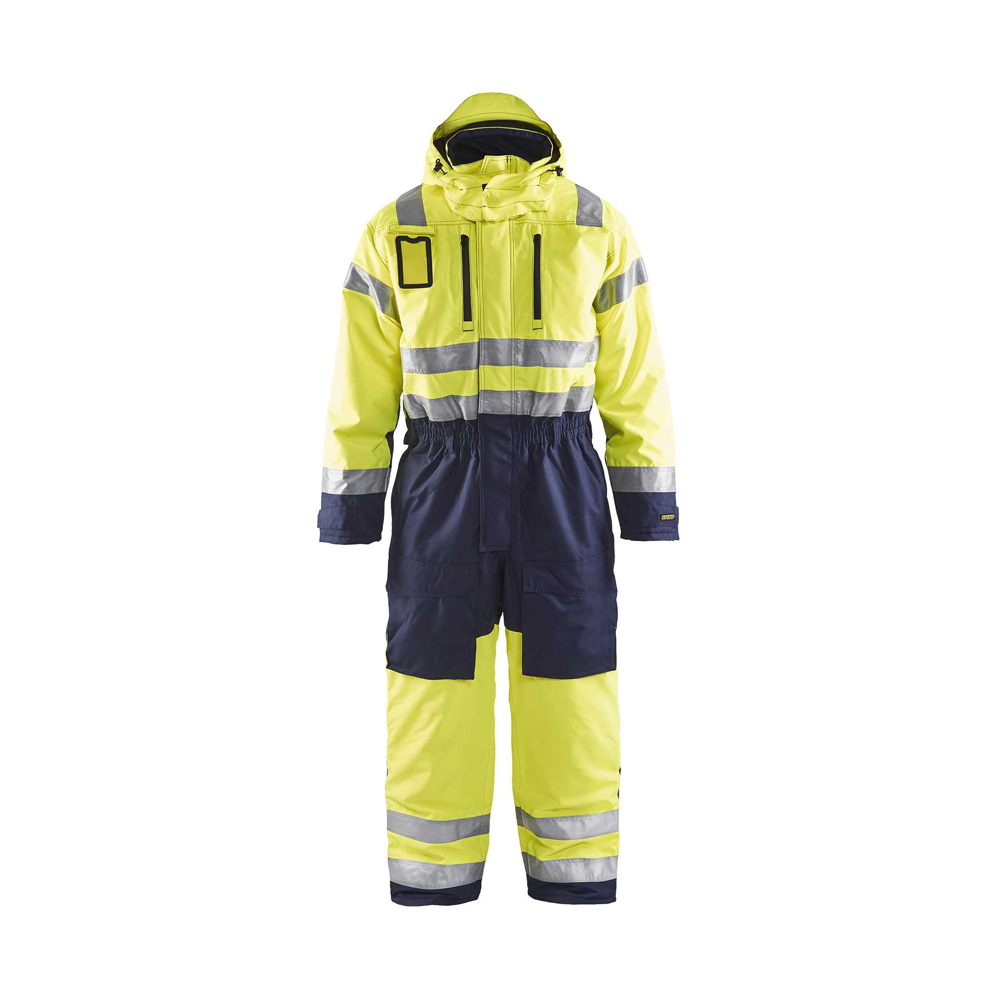 BLAKLADER 67631977 Hi Vis Winter Overall Hi Vis Reflective Work Overall Men - Waterproof