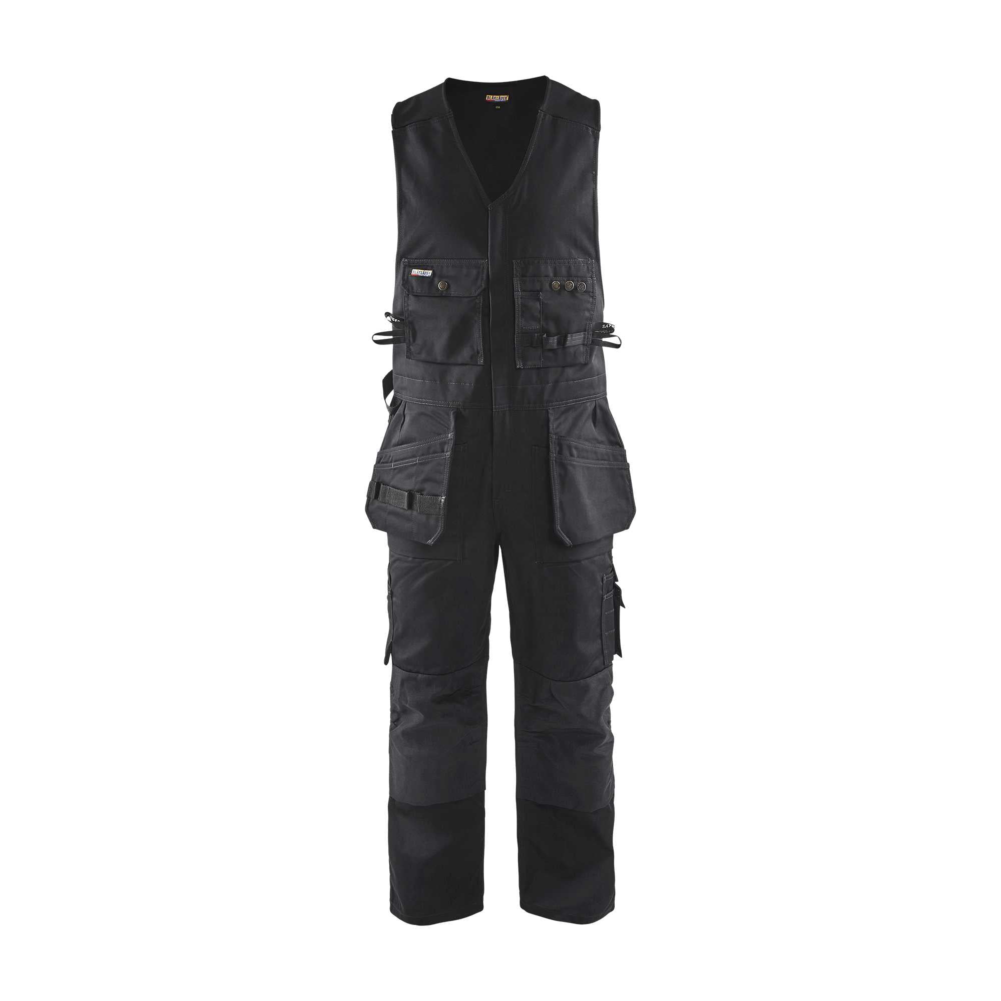 BLAKLADER 26501860 Sleeveless Overalls Work Overall Men - twill fabric