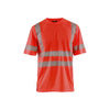 BLAKLADER 34201013 HI VIS UV PROTECTED T SHIRT Hi Vis Reflective Short Sleeve Work T-Shirt MEN - 100% Polyester