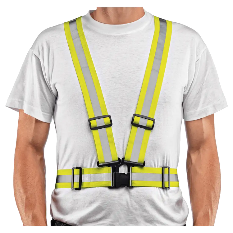 REFLECTIVE BRACES - Hi-Vis Reflective Band - Quick-Release Closure - Front-Adjustable