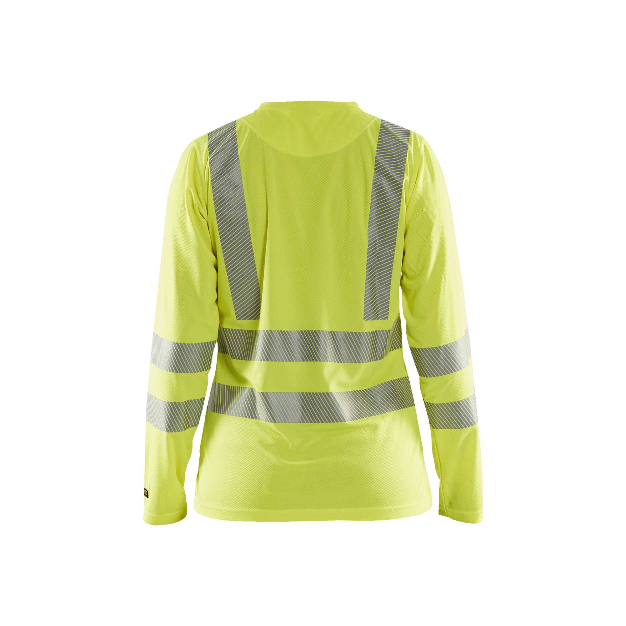 BLAKLADER 34851013 Women's Hi Vis t shirt long sleeve Hi Vis Reflective Long Sleeve Work T-Shirt WOMEN - 100% Polyester