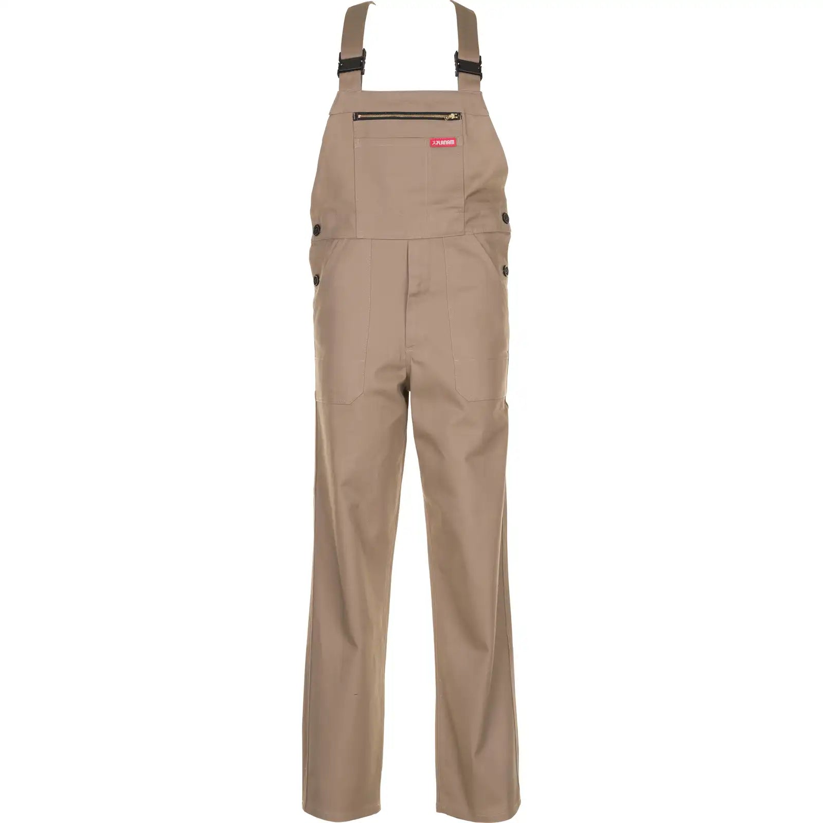 Planam BW 290 Latzhose khaki 102 khaki - Vorschaubild