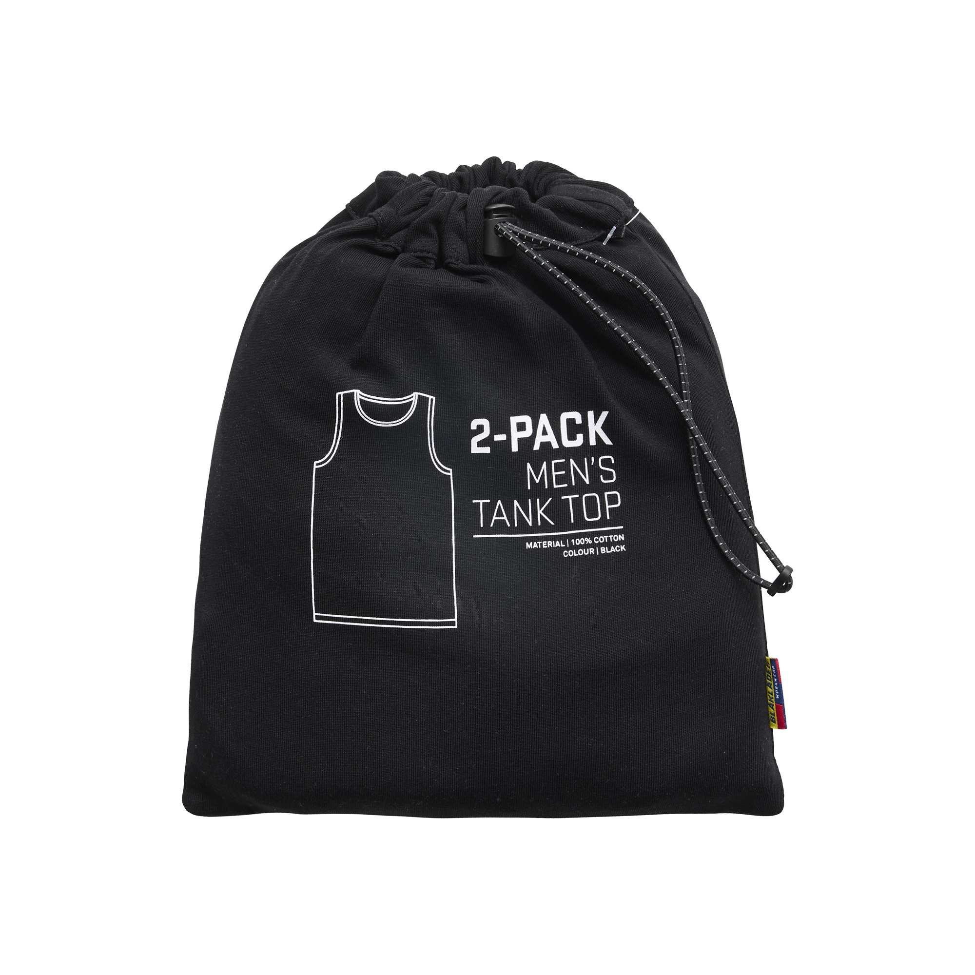 BLAKLADER 95101042 2 pack tank top Sleeveless Work T-Shirt MEN - 100% Cotton