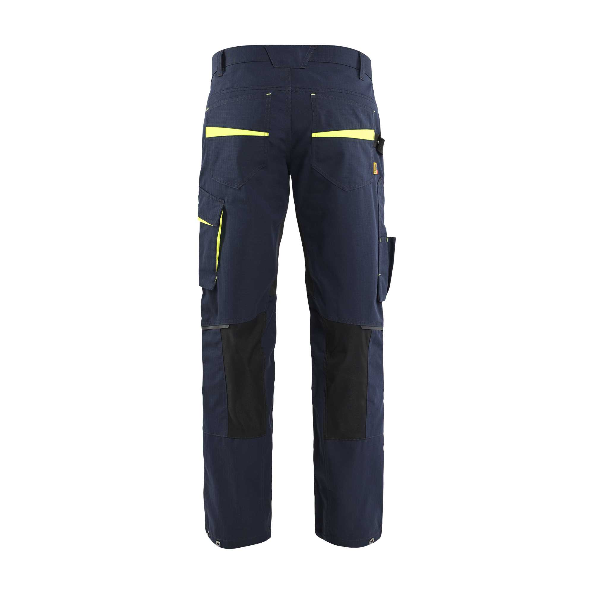 BLAKLADER 14951330 | Service Trousers with Stretch Work Trousers Men - Ripstop Fabric