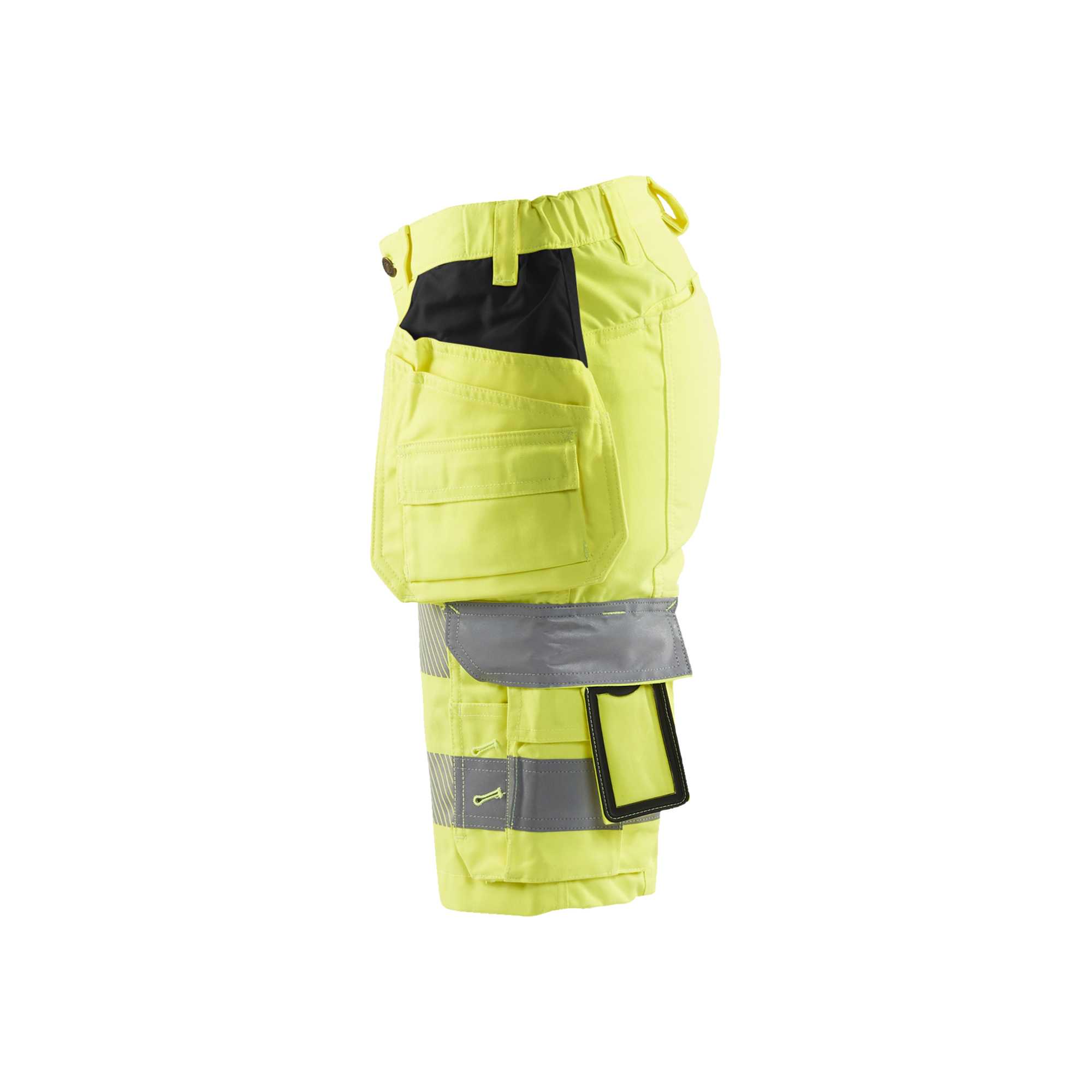 BLAKLADER 71861811 | Women's Hi Vis shorts with stretch Hi Vis Reflective Work Shorts Women - Stretch Fabric