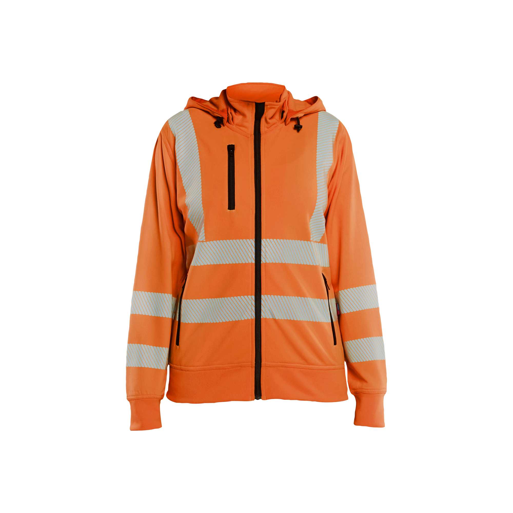 BLAKLADER 35742538 Hi Vis Reflective Hoodie Work Sweatshirt WOMEN - Detachable Hood