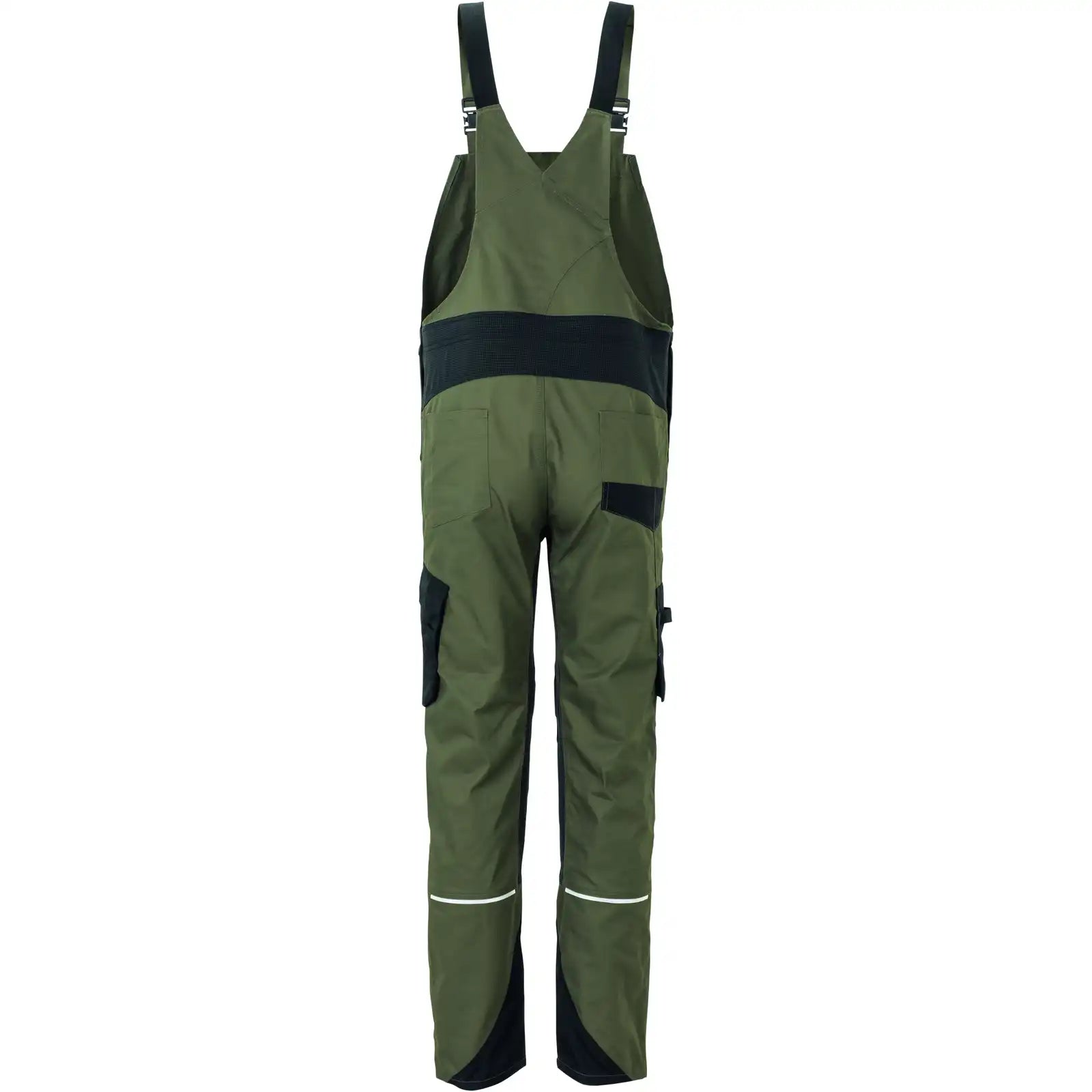 Planam Norit Herren Latzhose oliv/schwarz 102 oliv/schwarz - Produktbild ohne Model