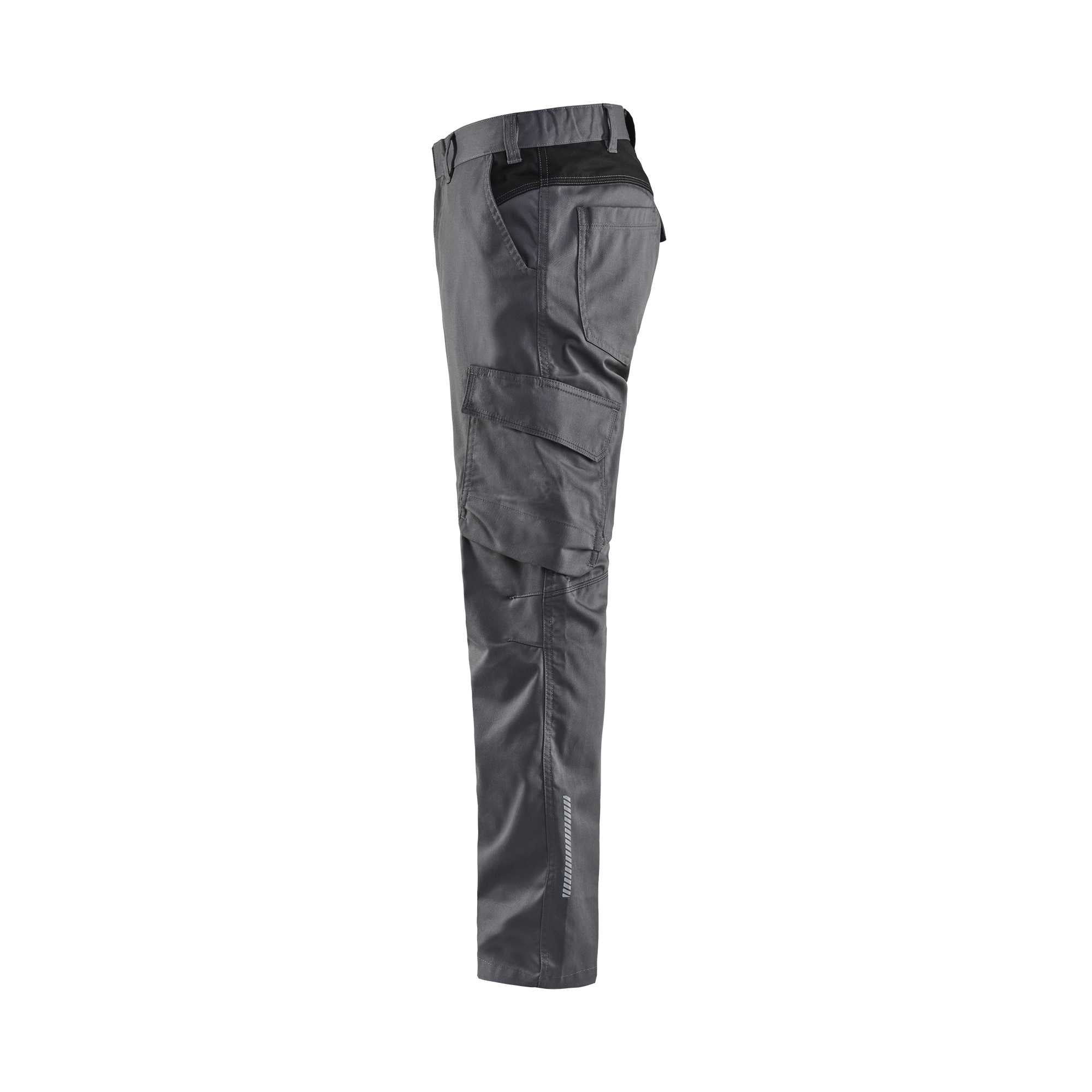 BLAKLADER 14441832 | Industry trousers stretch Hi Vis Reflective Work Trousers Men - twill fabric