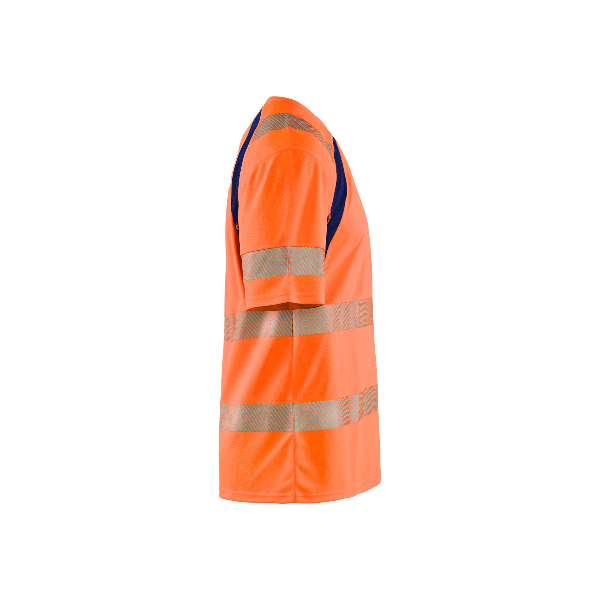 BLAKLADER 33971013 Hi Vis UV protected T shirt Hi Vis Reflective Short Sleeve Work T-Shirt MEN - 100% Polyester