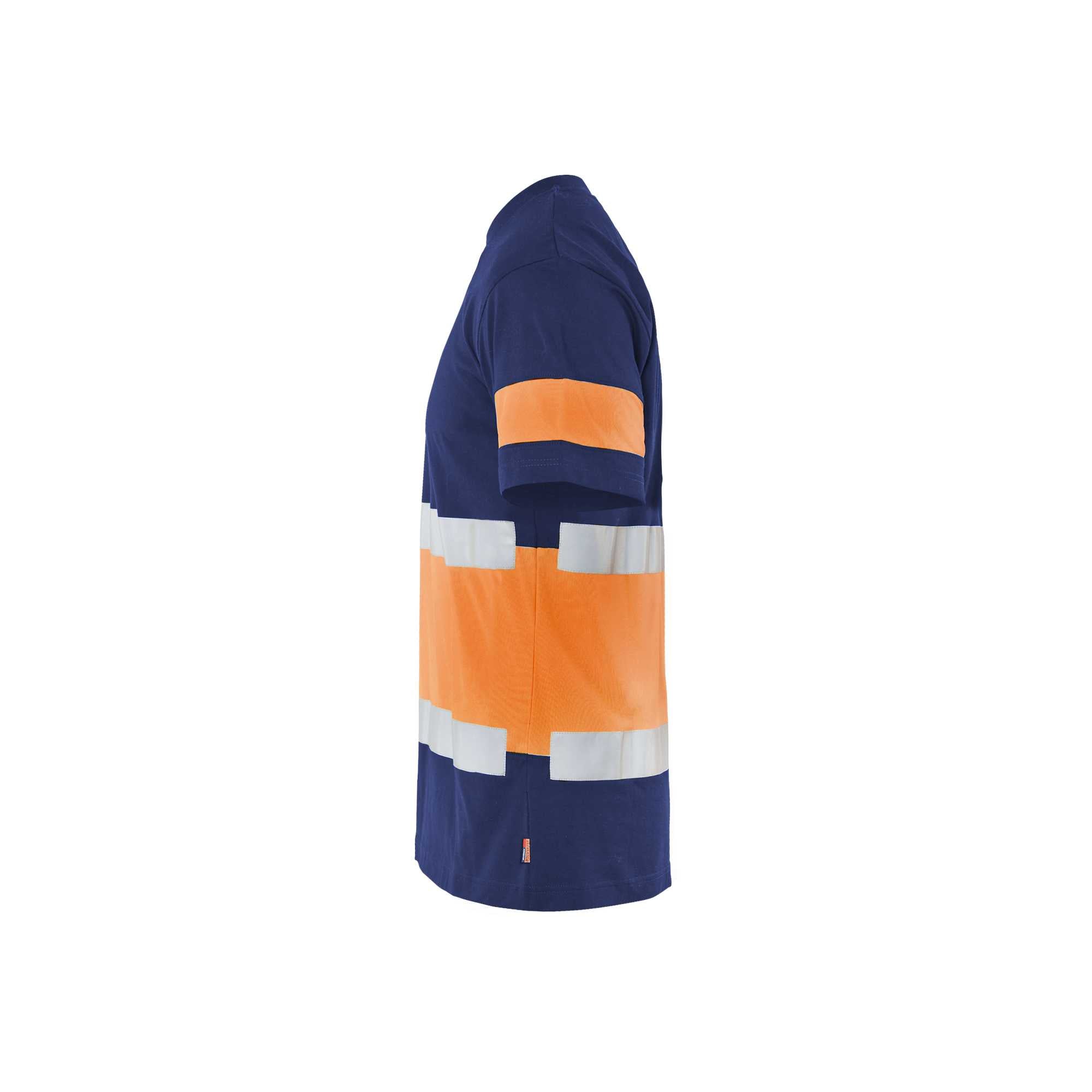 BLAKLADER 33871030 Hi Vis T shirt Hi Vis Reflective Short Sleeve Work T-Shirt MEN - 100% Cotton