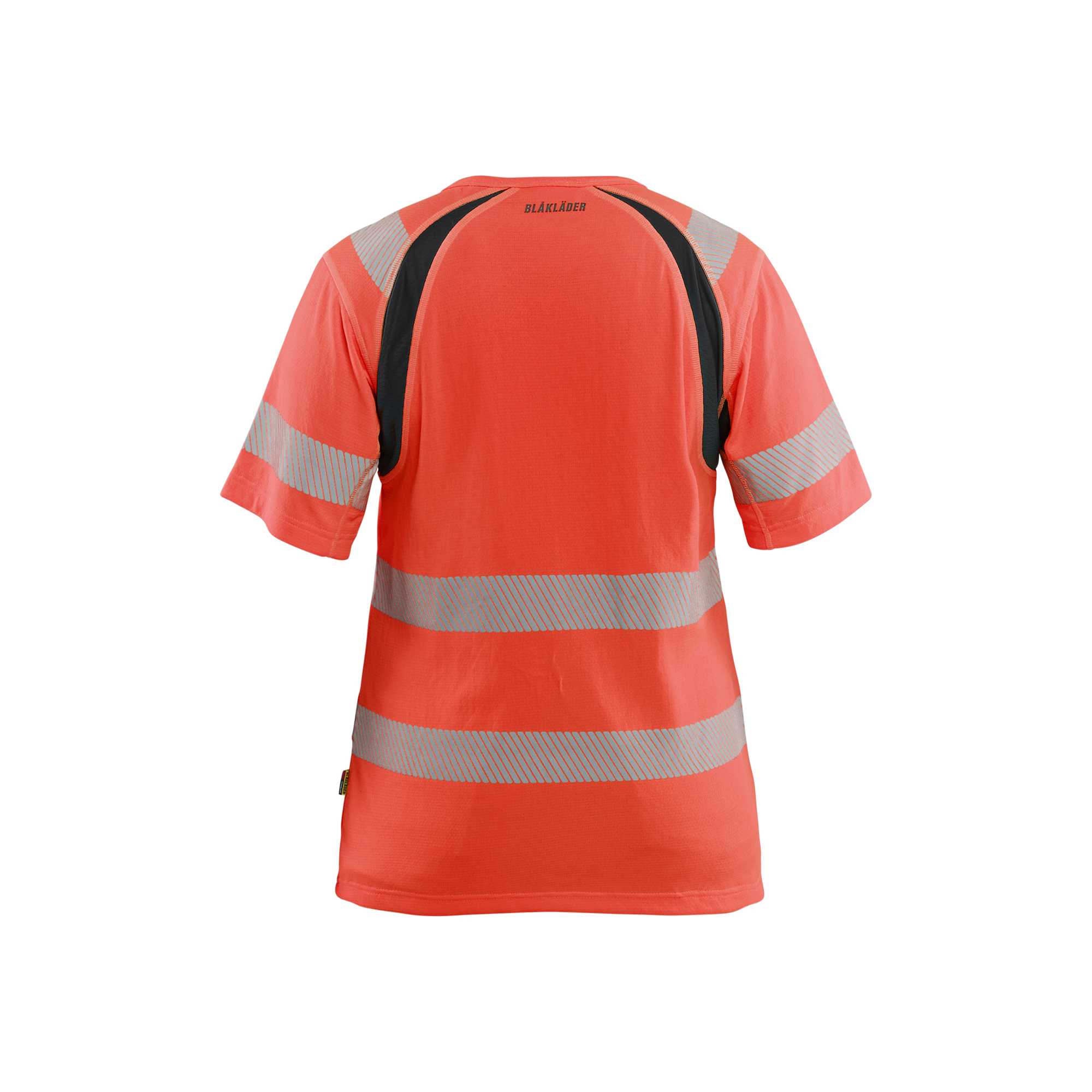 BLAKLADER 35032537 Women’s Hi Vis T shirt Hi Vis Reflective Short Sleeve Work T-Shirt WOMEN - Moisture Wicking
