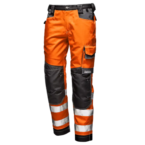 RUSH TROUSERS Work Trousers - Class 3 - Hi-Vis Reflex Inserts - Cordura Reinforced - Image 1