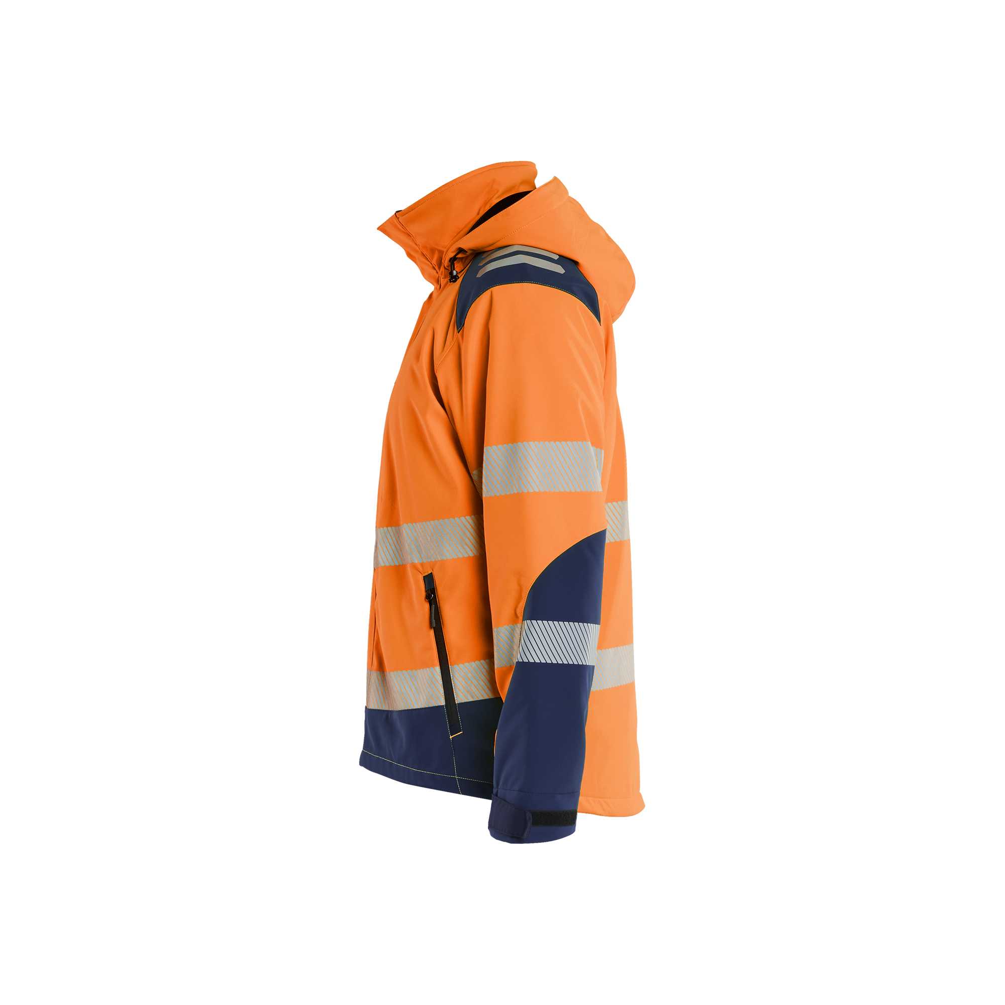 BLAKLADER 44002513 Hi vis Lightweight lined Winter Softshell Jacket Work Jacket MEN - Waterproof