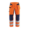 BLAKLADER 71631811 | Women's Hi Vis trousers with stretch Hi Vis Reflective Work Trousers Women - Class 2 Certified
