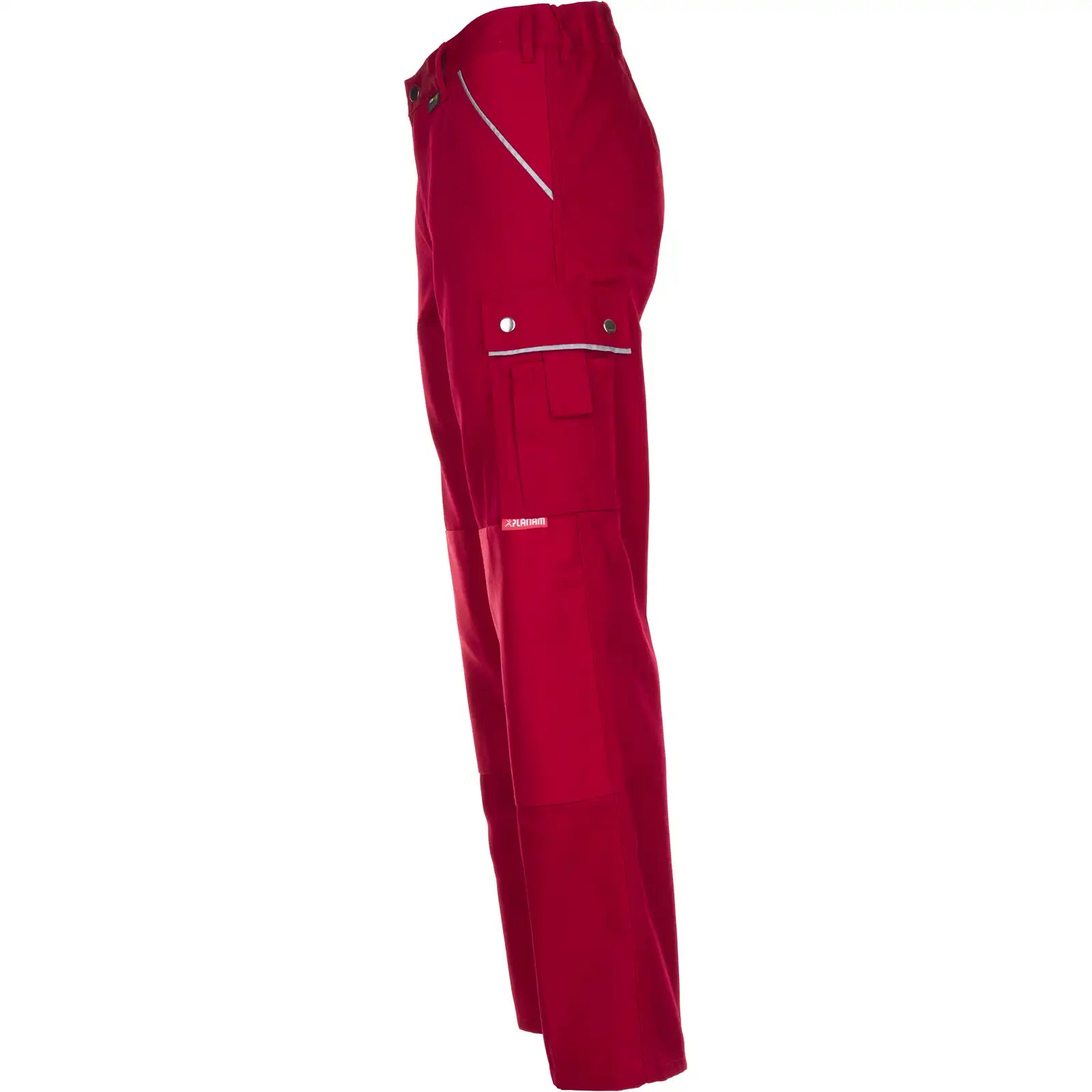 Planam Canvas 320 Bundhose rot/rot 102 rot/rot - Produktbild ohne Model