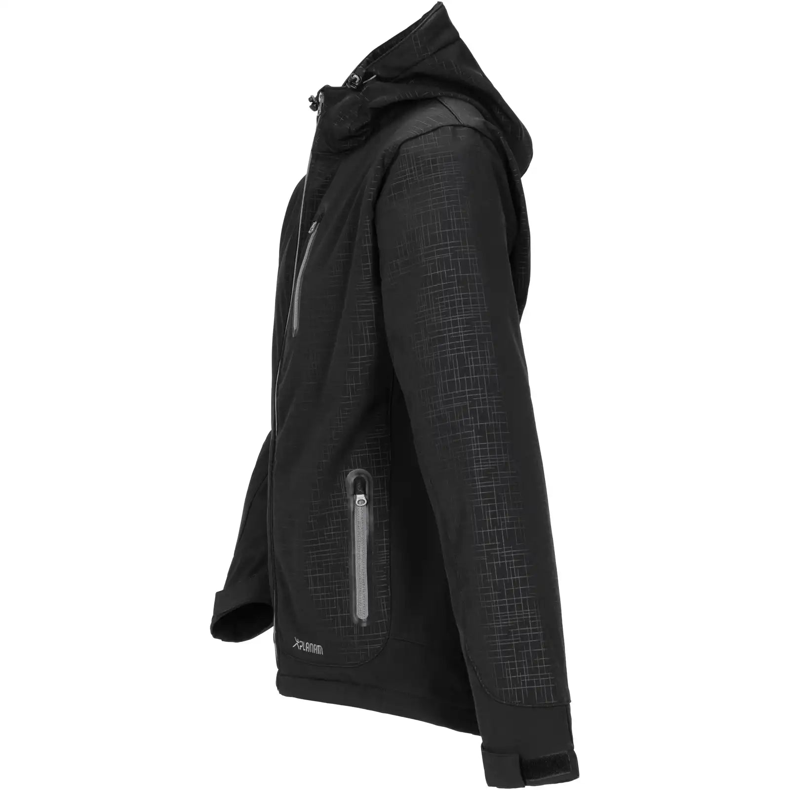 Planam Outdoor Cube Softshelljacke schwarz L schwarz - Produktbild ohne Model