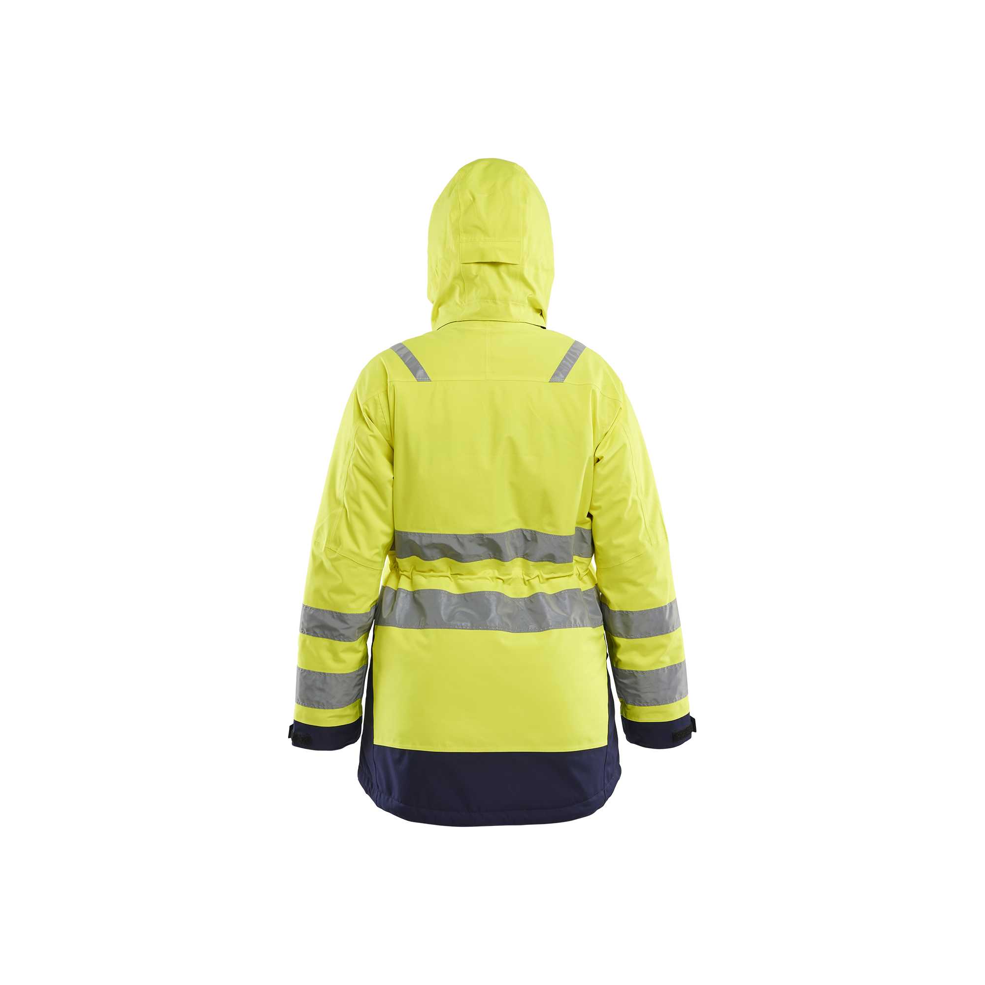 BLAKLADER 44721987 Women's Hi vis Winter Parka Hi Vis Reflective Parka Work Jacket WOMEN - Waterproof