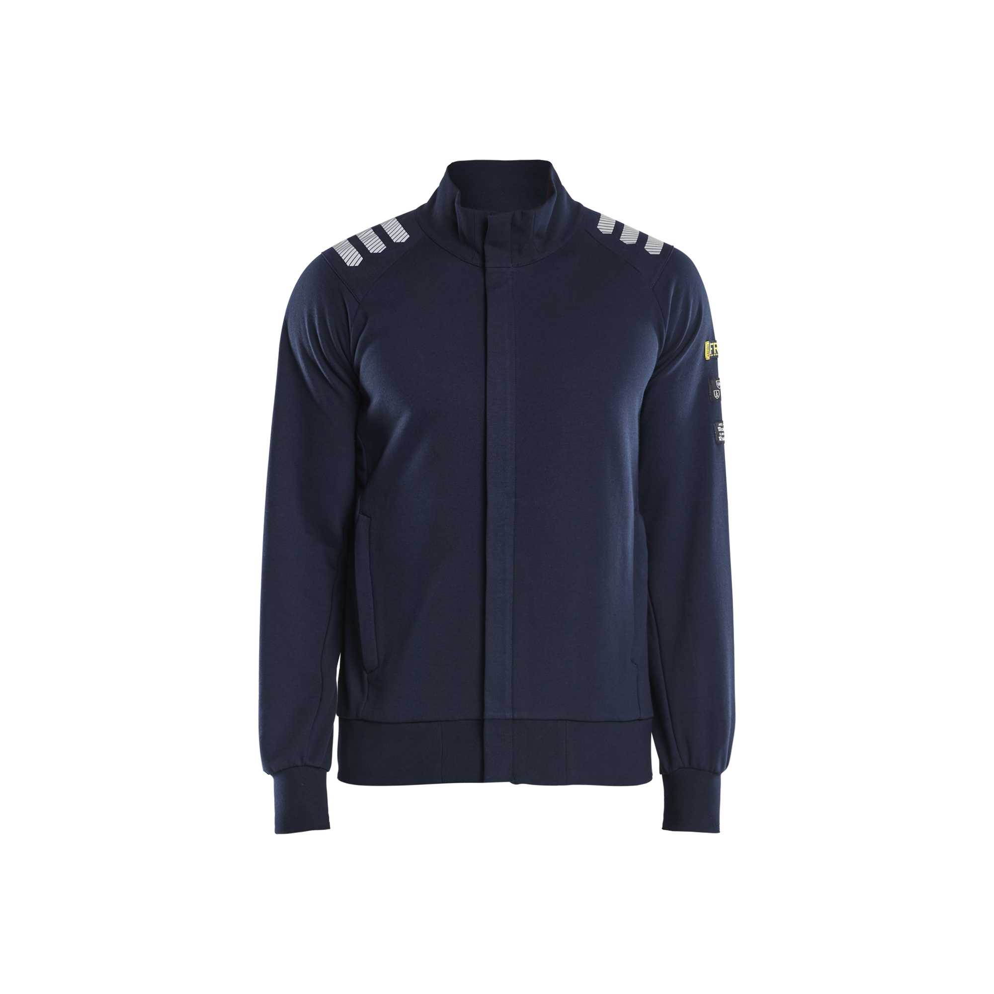 BLAKLADER 34531762 Flame Resistant Sweatshirt With Full Zip Work Sweatshirt MEN - Flame Retardant